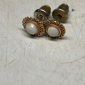 10kt gold and opal earrings. Free shipping